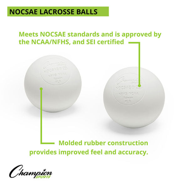 NOCSAE Lacrosse Balls Enhanced