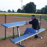 Jaypro Scorers Table Natural Aluminum