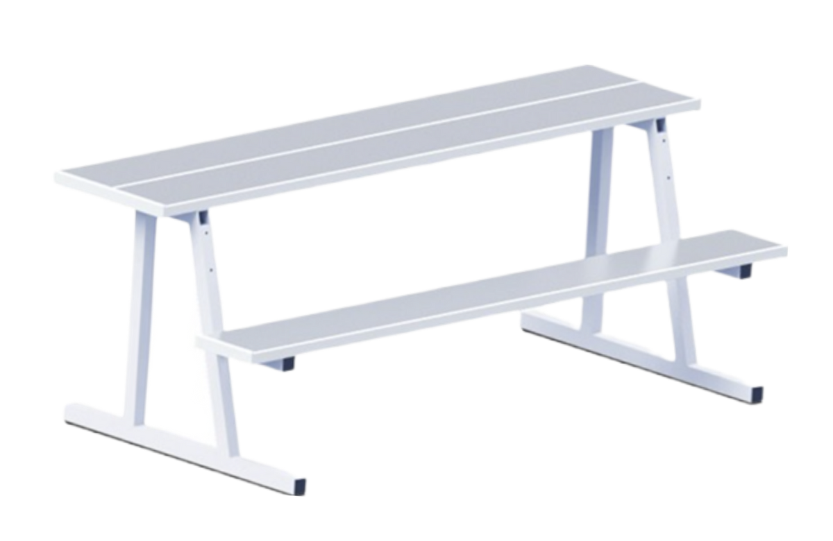 Natural Aluminum Score Keepers Table