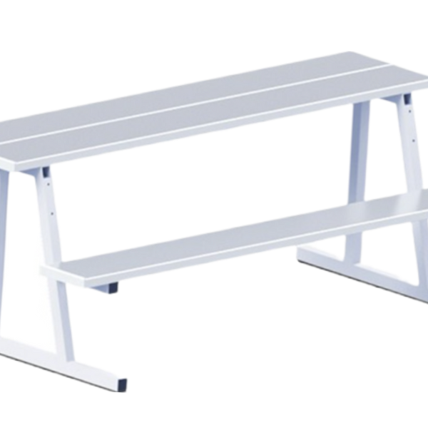 Natural Aluminum Score Keepers Table