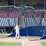 Navy Blue Big Bomber Elite Batting Cage