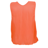 Youth neon orange scrimmage vest lightweight mesh training