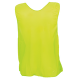 Youth neon yellow scrimmage vest high visibility practice vest