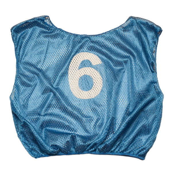 Blue Numbered Scrimmage Vest