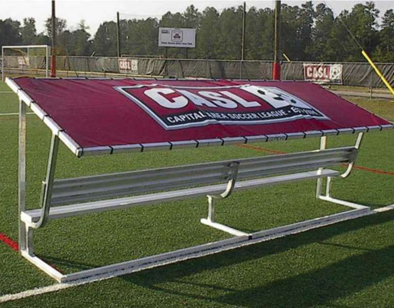 15 ft Covered Team Bench - CASL