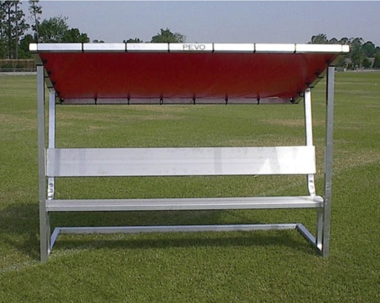 7 ft 6 inch Covered Team Bench