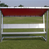 7 ft 6 inch Covered Team Bench