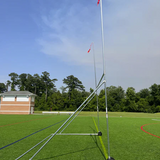 Pevo Portable Football Goalpost - Side View