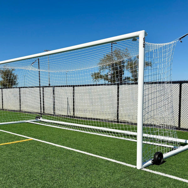PEVO STB Stadium Series Soccer Goal | 8x24 Boxed Match Goal