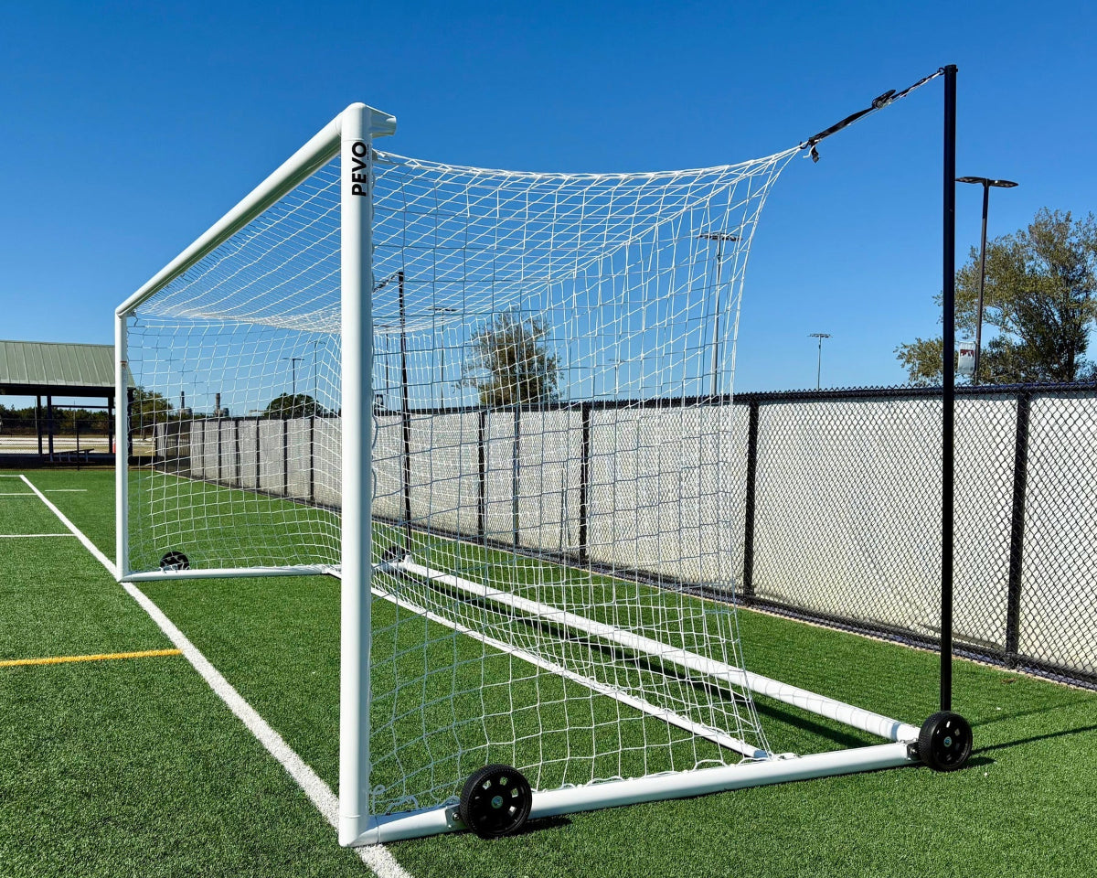 PEVO STB Stadium Series Soccer Goal | 8x24 Boxed Match Goal