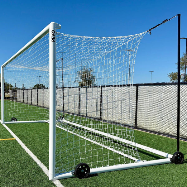 PEVO STB Stadium Series Soccer Goal | 8x24 Boxed Match Goal