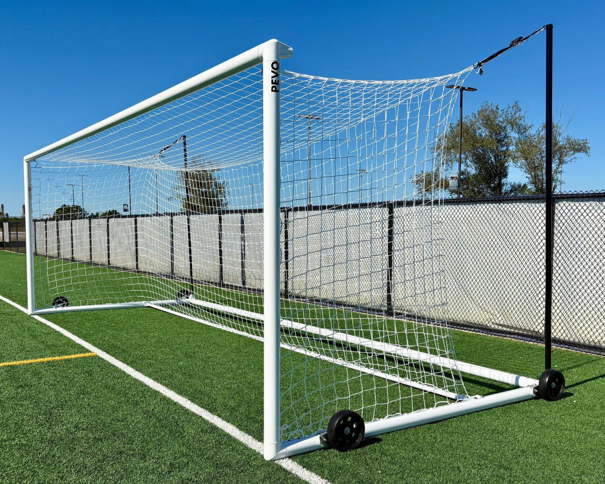 PEVO STB Stadium Series Soccer Goal | 8x24 Boxed Match Goal