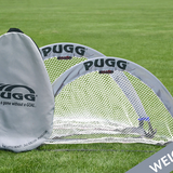 PUGG Little Beast 3 foot weighted pop-up soccer goals for youth training and backyard play