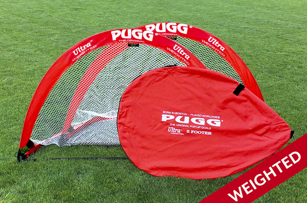 PUGG Ultra Q5 weighted pop-up soccer goals ideal for small-sided games and drills