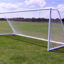 PEVO 8x24 Supreme Soccer Goal - Front Angle View