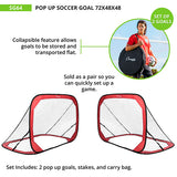 Pop-Up Soccer Goal-Set of 2