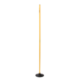 Pro Agility Pole Set vertical agility pole setup with 71 inch PVC training pole and molded rubber base