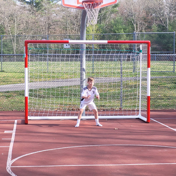 Professional Two-Tone Futsal Goal - Front View