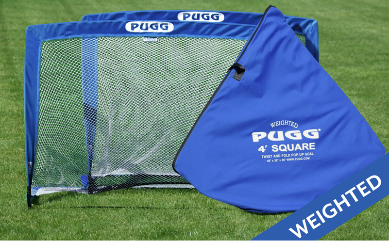 PUGG - Ultra U90 Weighted 4ft Pop-Up Goal (Pair)