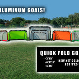 Quick Fold Aluminum Goal - All Goals