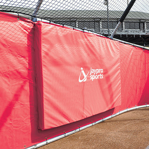 Red Big Bomber Elite Batting Cage Skirt and Thud Pad