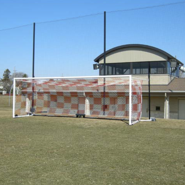 8x24 3mm Hexagonal Box Soccer Nets | Two Tone Soccer Net