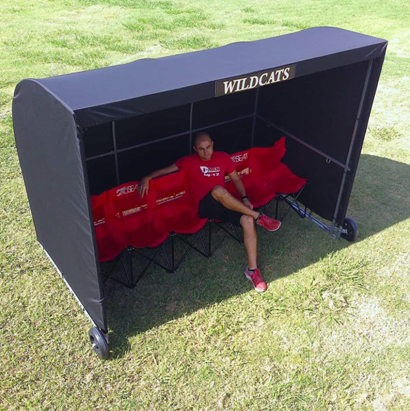Referee sports shelter 8.5 foot portable sideline cover for game officials