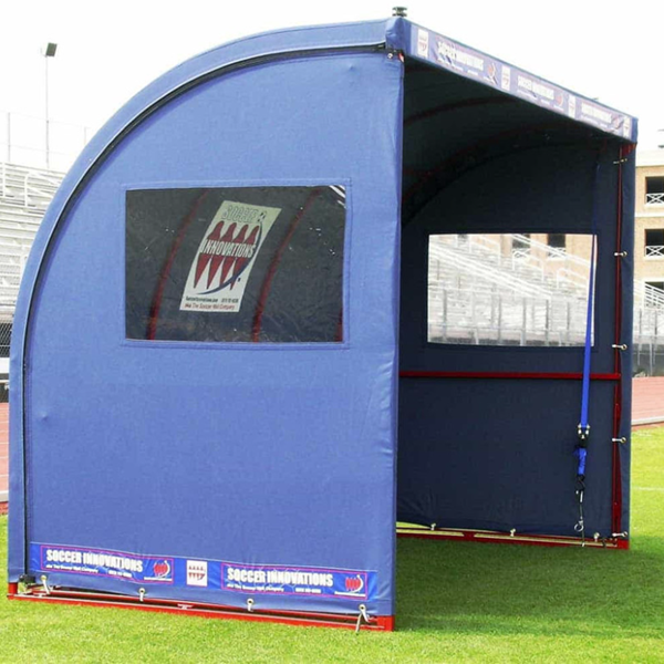 8ft Referee Shelter with Windows and Logo