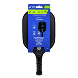 Rhino Apex Pickleball Paddle in retail packaging showing USA Pickleball approved fiberglass paddle with ProPolyCore2™ technology