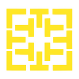 Rhino Pickleball Court Marker Set bright yellow portable T and L court boundary lines by Goals4Sports®