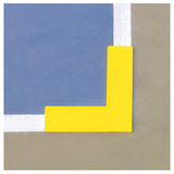 Rhino Pickleball L-shaped court marker bright yellow portable boundary corner line for indoor and outdoor pickleball courts