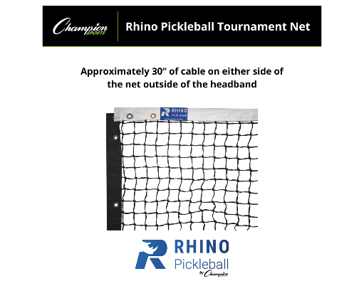 Pickleball net with steel cable attachment for permanent posts