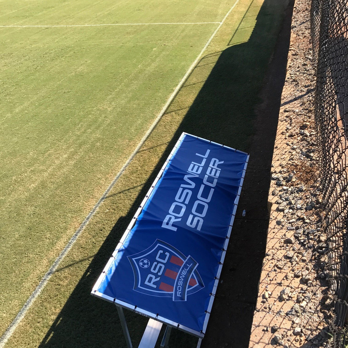 Roswell-Soccer-Covered-Bench