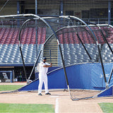 Royal Blue Big Bomber Elite Batting Cage