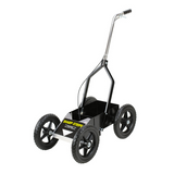 SSAT Aerosol Field Paint Line Striping Machine with big 10-inch all-terrain wheels for athletic field marking on grass and turf