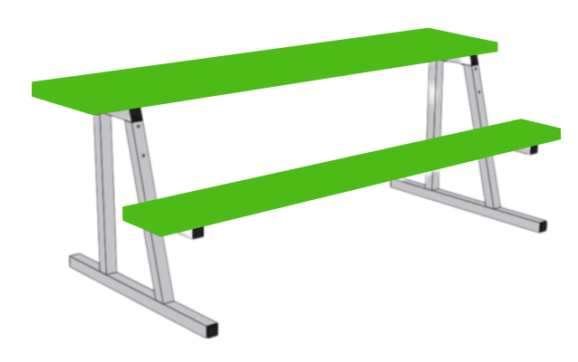 Score Keepers Table - Kelly Green