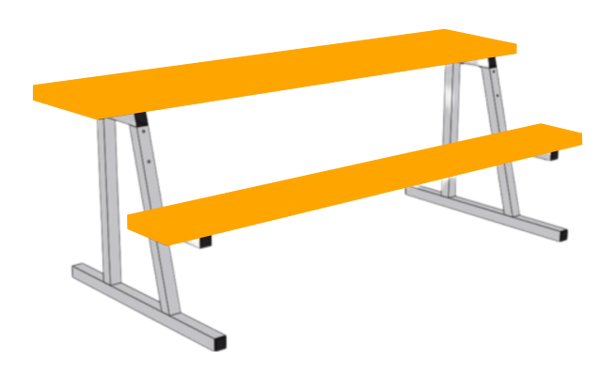 Score Keepers Table - Orange