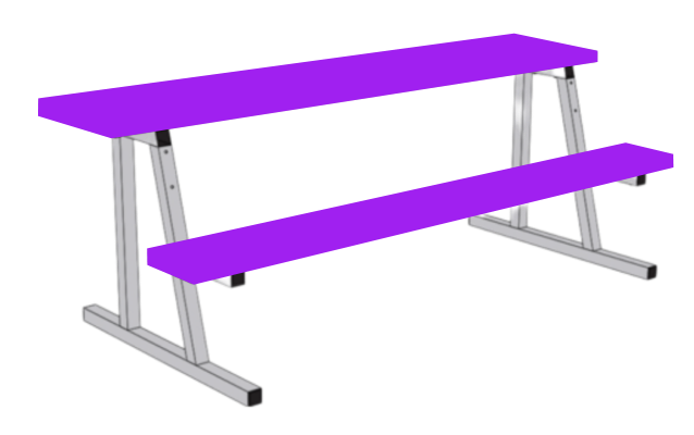 Score Keepers Table - Purple