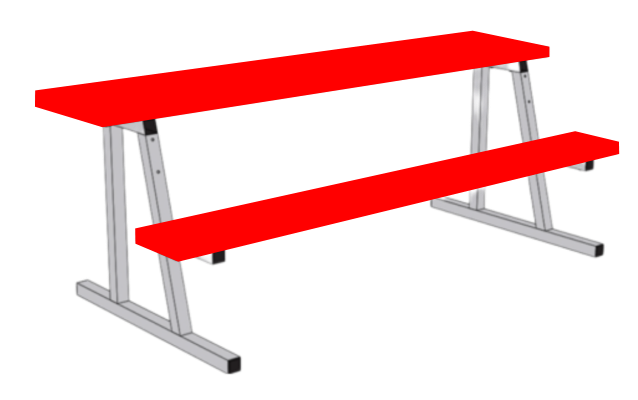 Score Keepers Table - Red