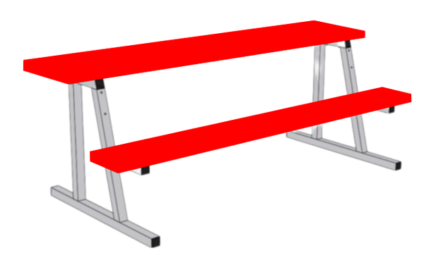 Score Keepers Table - Red
