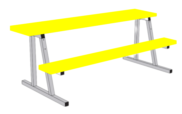 Score Keepers Table - Yellow