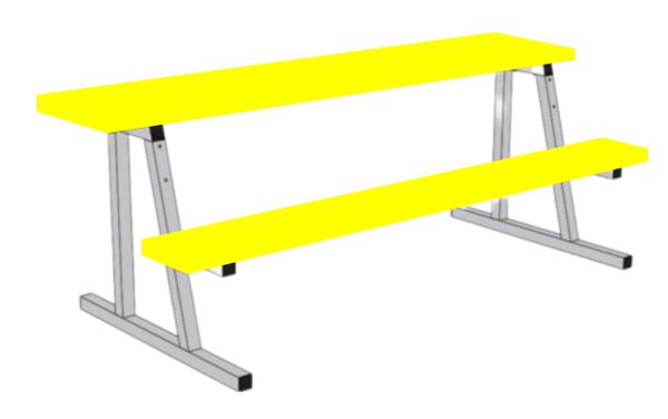 Score Keepers Table - Yellow