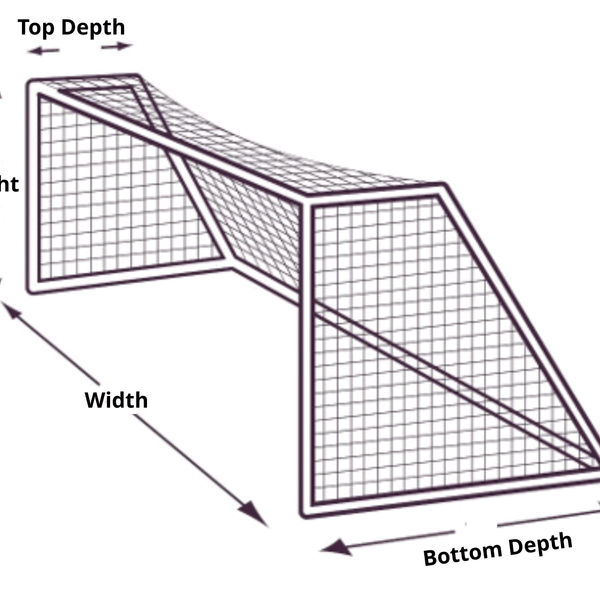 4mm Soccer Nets with Depth