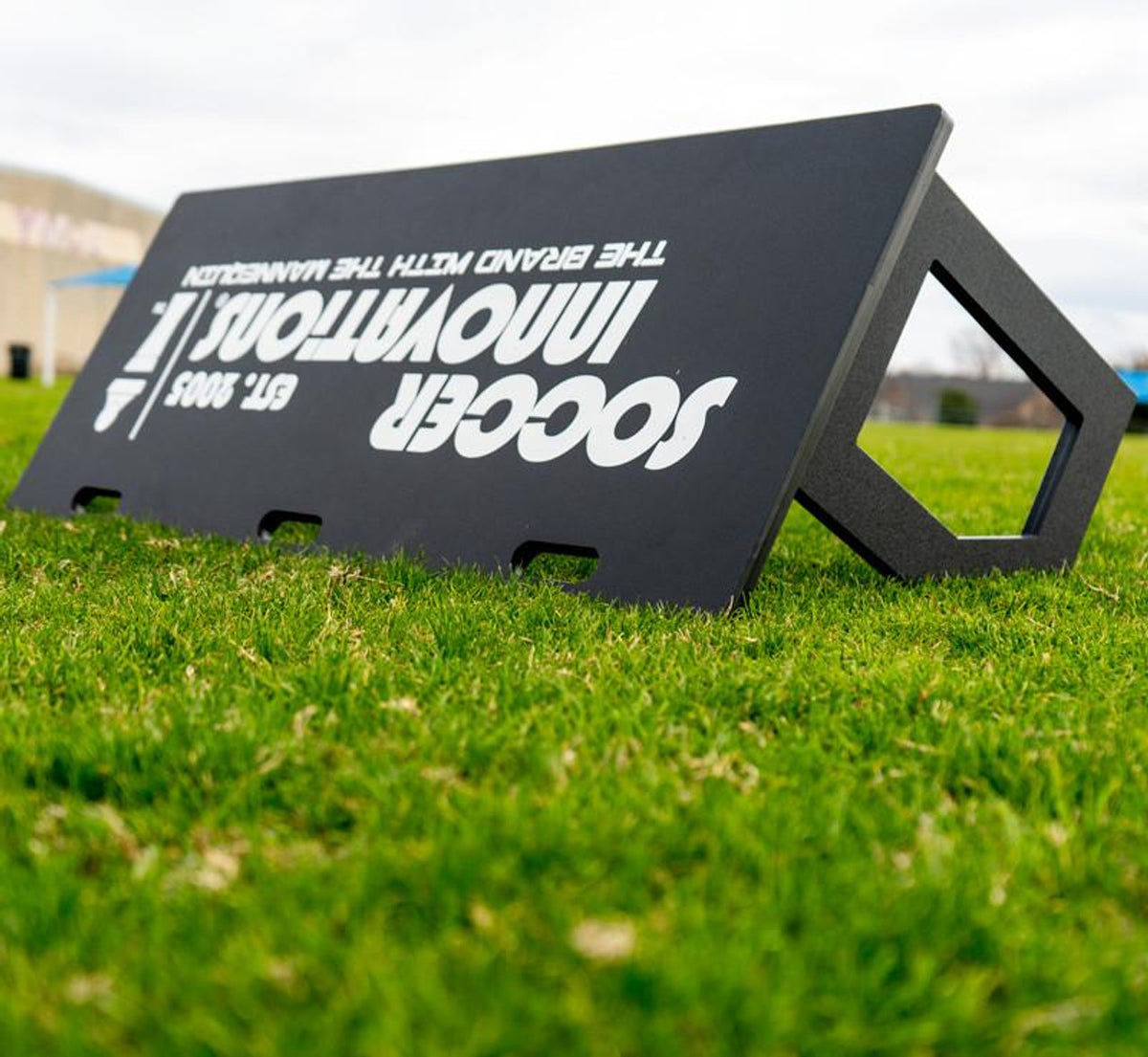 Soccer Rebounder Board - Angle Close up View