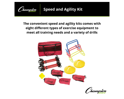 Agility hurdles, field cones and training accessories from Speed & Agility conditioning kit