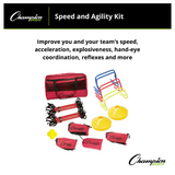 Champion Sports Speed & Agility Training Kit carry bag with mesh panel and shoulder straps