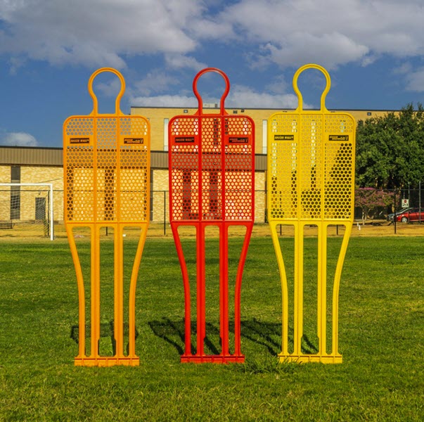 UV protected nylon soccer training mannequin for long lasting use