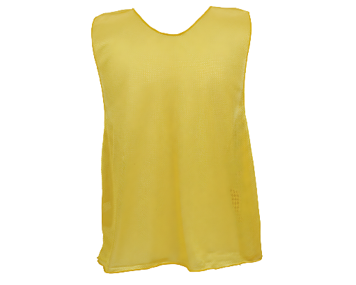 Youth practice scrimmage vest yellow team training pinnie