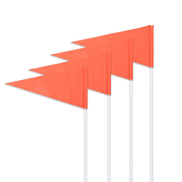 Orange Corner Flag Set