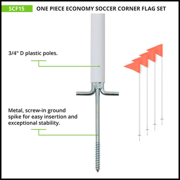 Economy Corner Flag Set